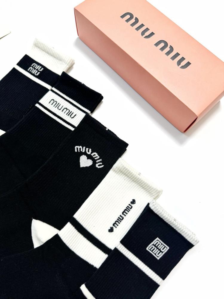 Miu Miu 5 pair of socks set