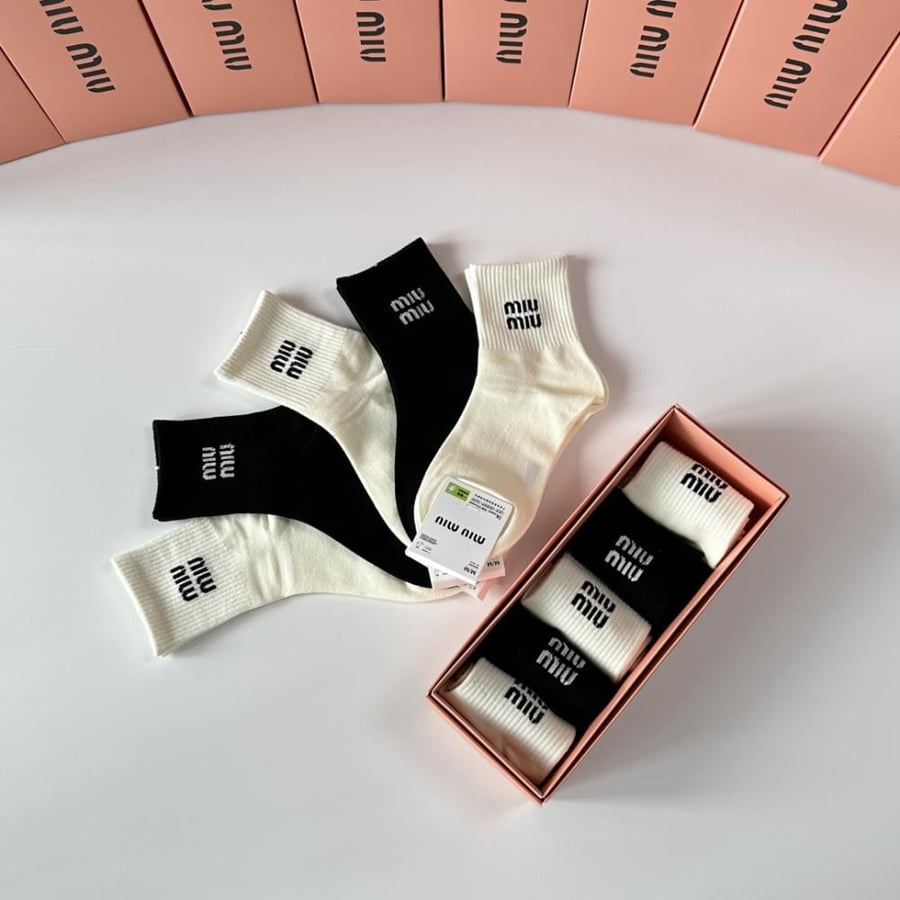Miu Miu 5 pair of socks set