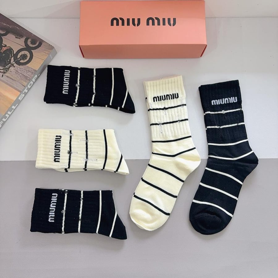 Miu Miu 5 pair of socks set