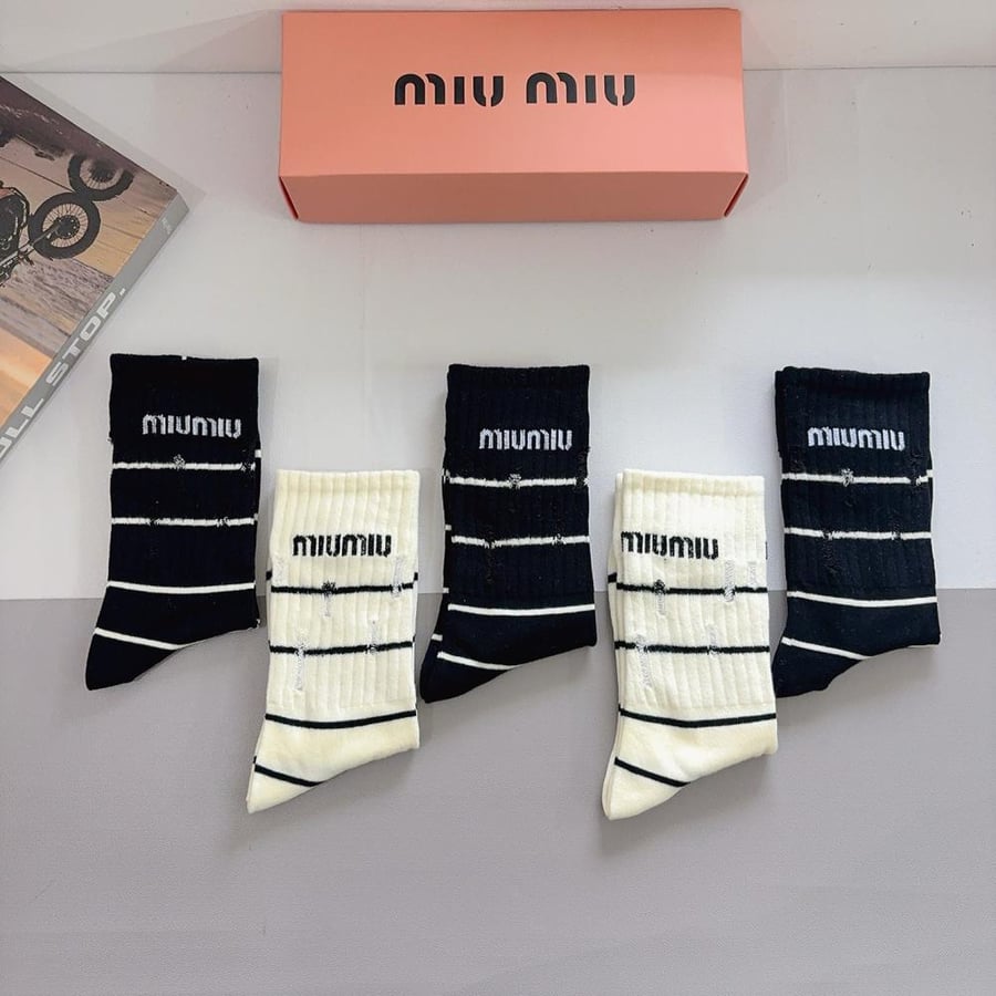 Miu Miu 5 pair of socks set