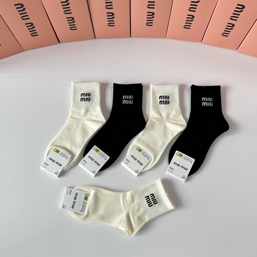 Miu Miu 5 pair of socks set