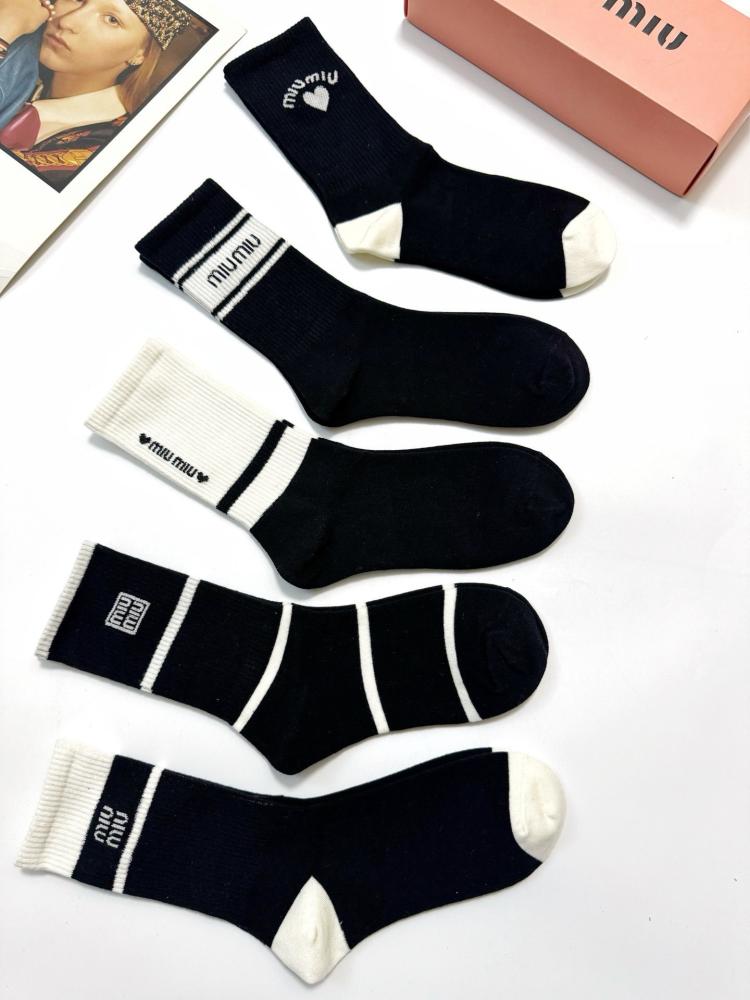 Miu Miu 5 pair of socks set