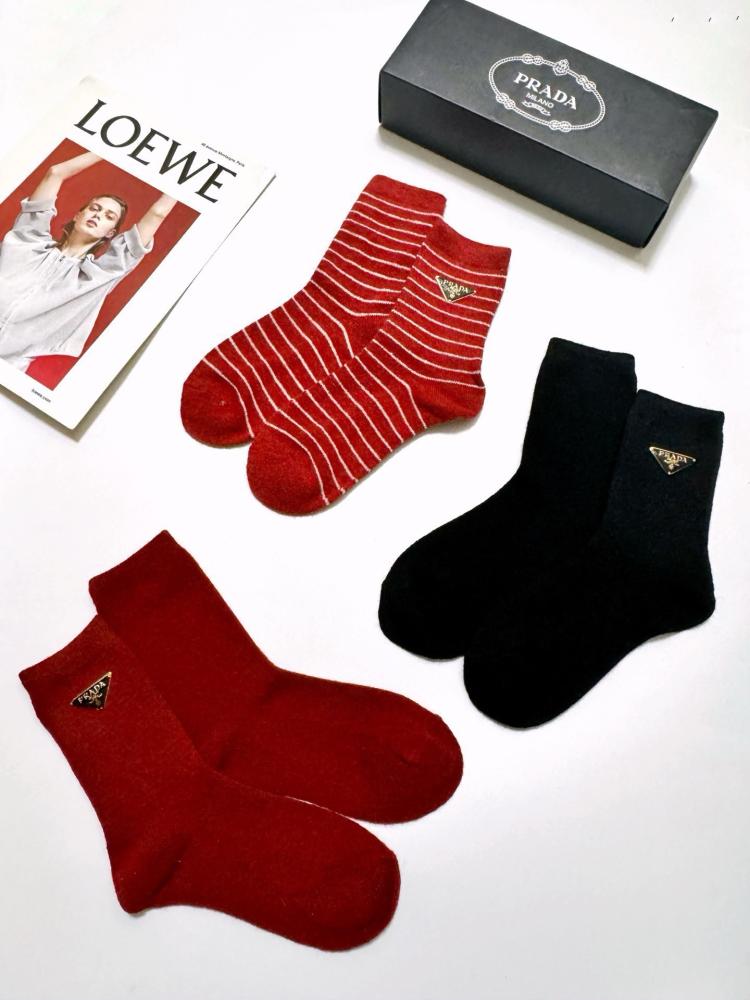 Prada 3 pair of socks