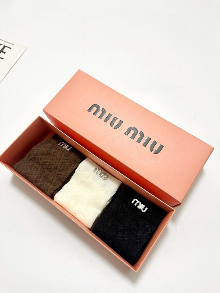 Miu Miu 5 pair of socks set