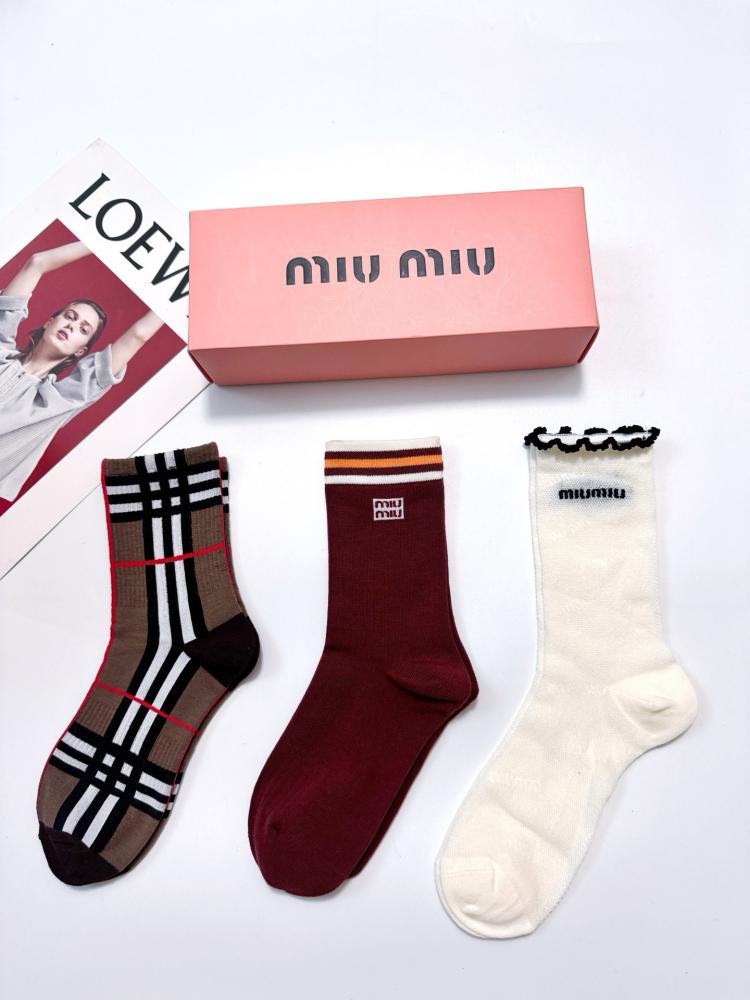 Miu Miu 5 pair of socks set