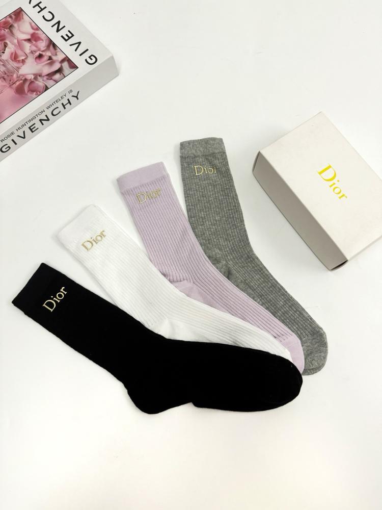 Dior 4 pair of socks set