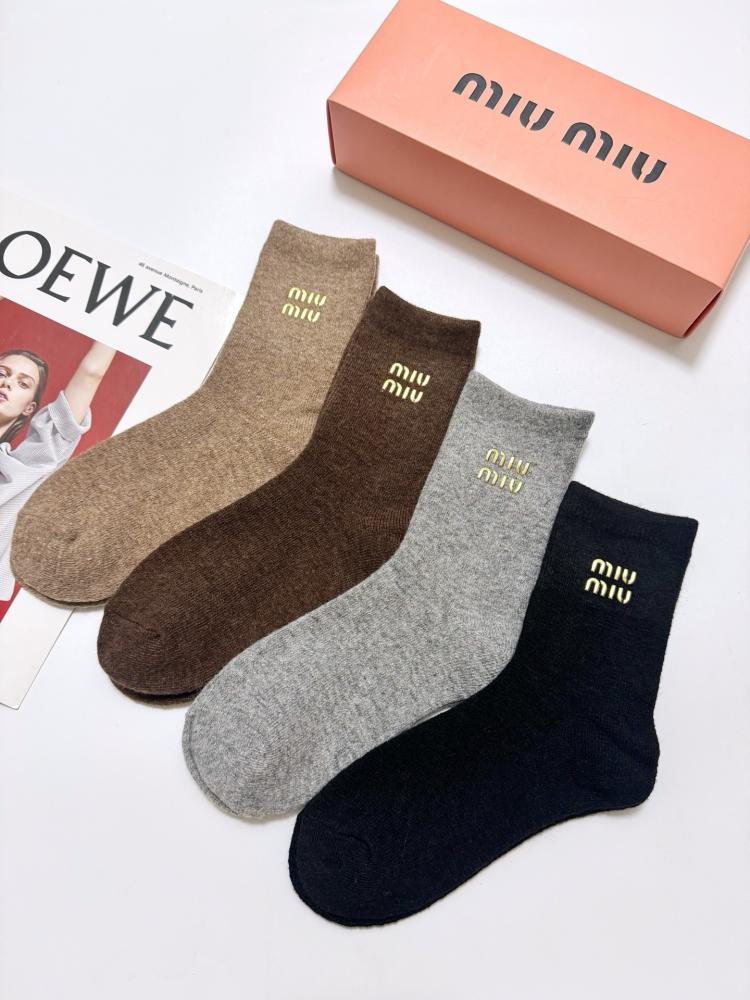 Miu Miu 4 pair of socks set
