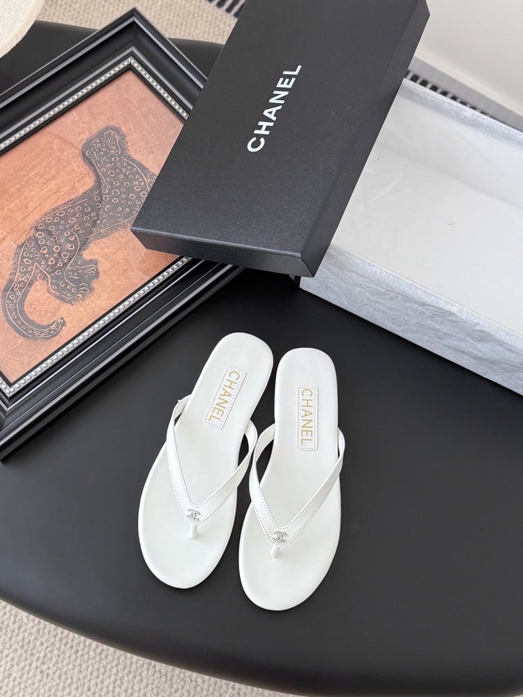 Chanel flip flops