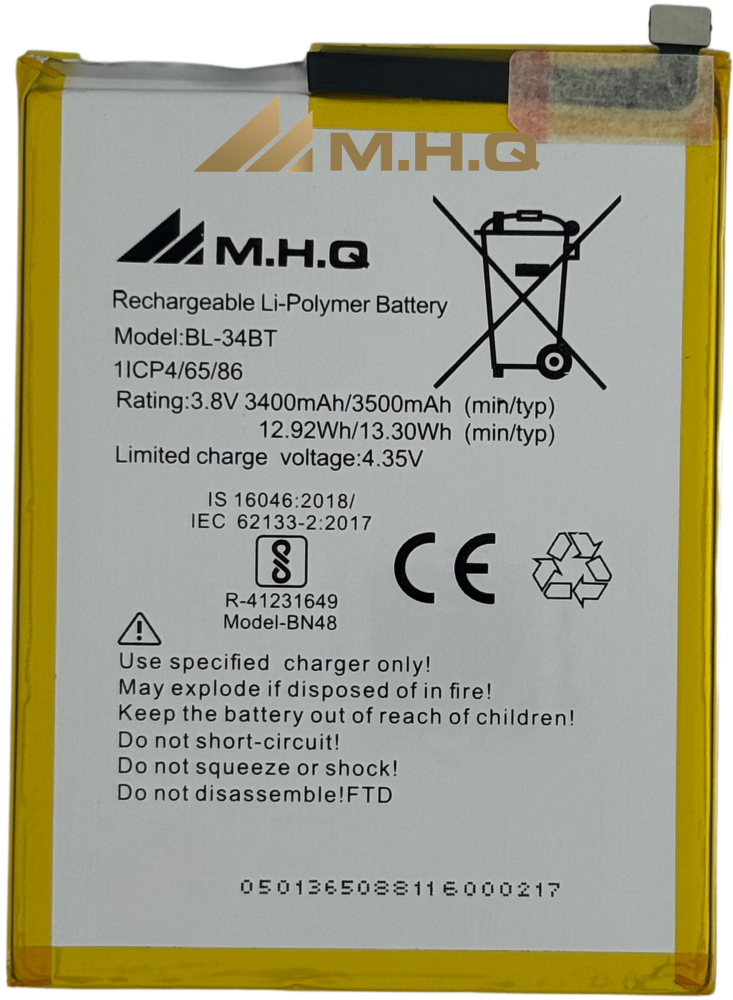 BL-34BT Tecno Spark 2 (KA7) BATTERY M.H.Q