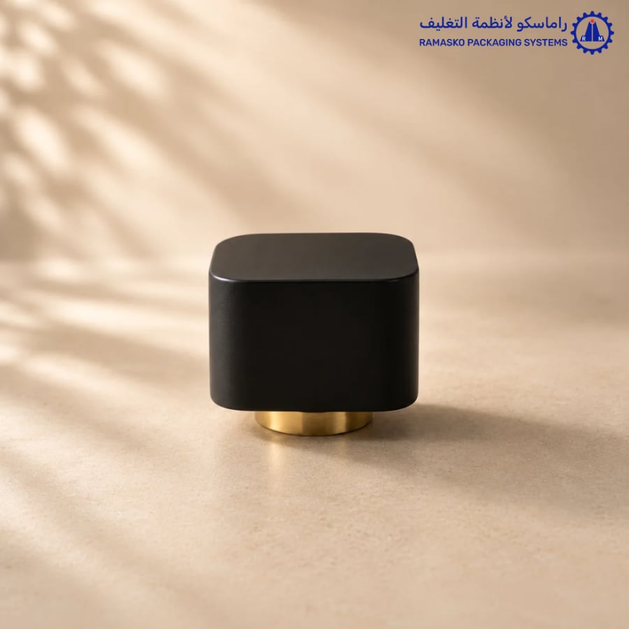 غطاء علب عطور أسود 12 حبة