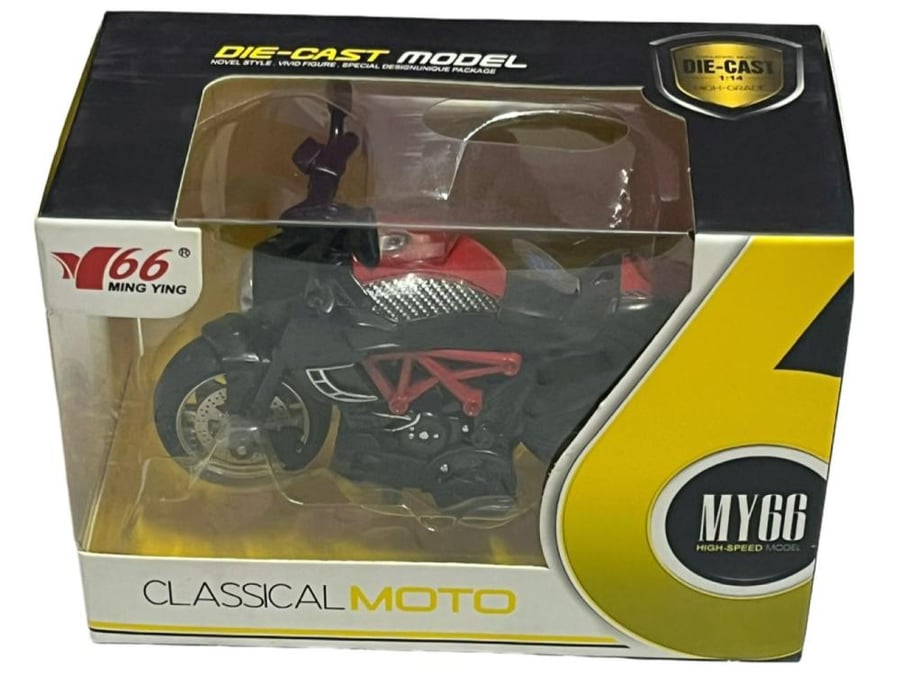 Classic motorcycle – metal model