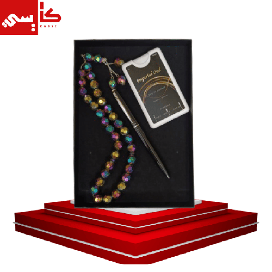 طقم الشياكة عطر جيب + قلم ومسبحة