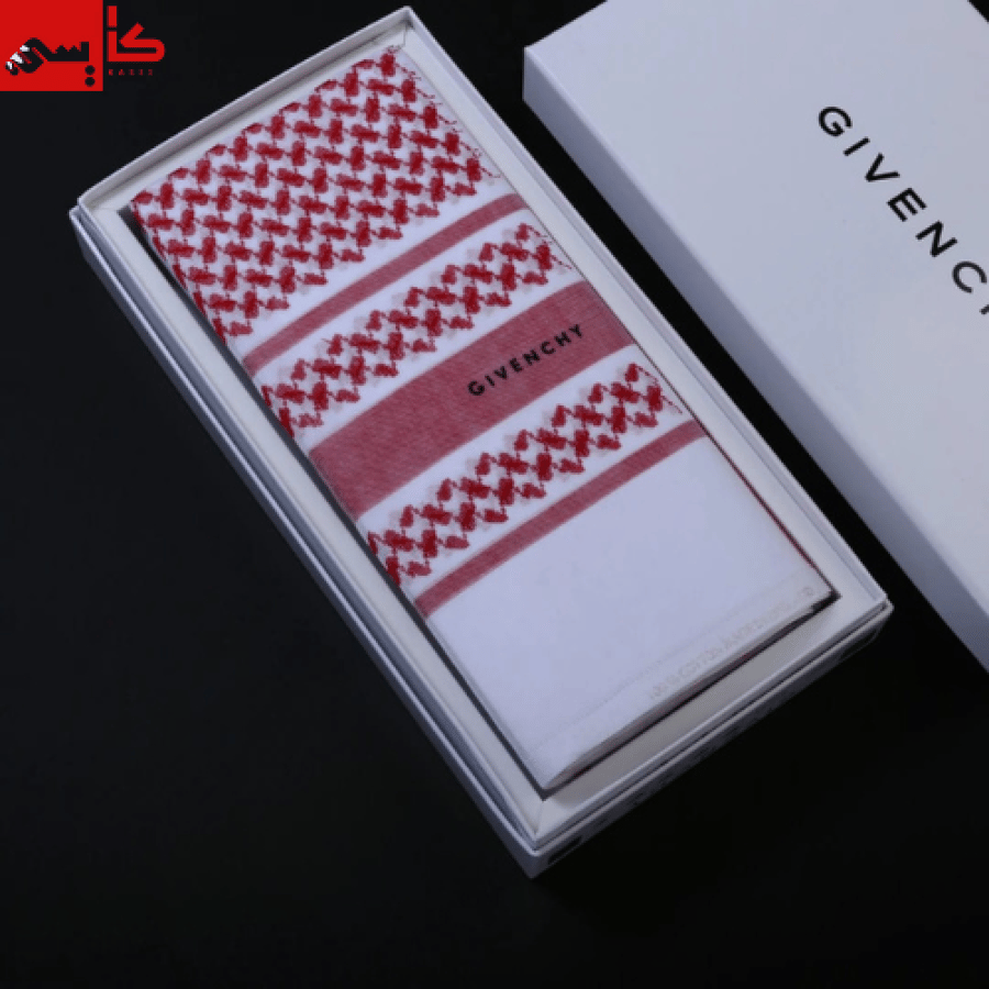 شماغ جيفنشي الأصلي الإصدار الجديد قطن طبيعي100%