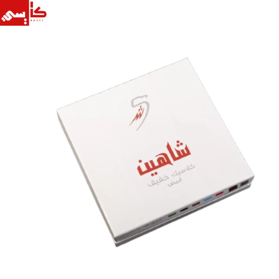 شماغ أبيض شاهين موديل كلاسيك خفيف
