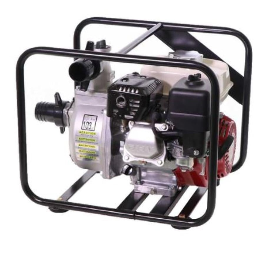 طرمبة ماء بنزين 2 بوصة كوشين KOSHIN ياباني بمحرك هوندا Honda GX120 | موديل SEH-50X رفع 30 متر وتدفق 600 لتر/دقيقة