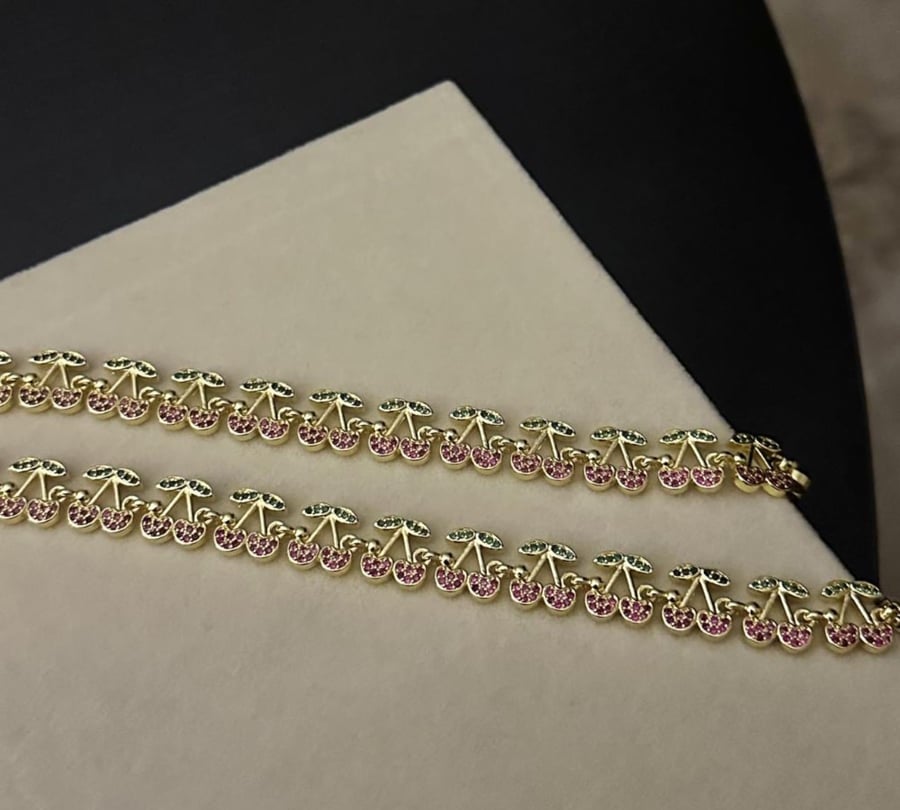 Cherry Charm Bracelet