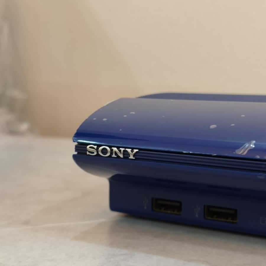 سوني 3 سوبر سليم معدل أزرق PS3 blue HEN | 512GB