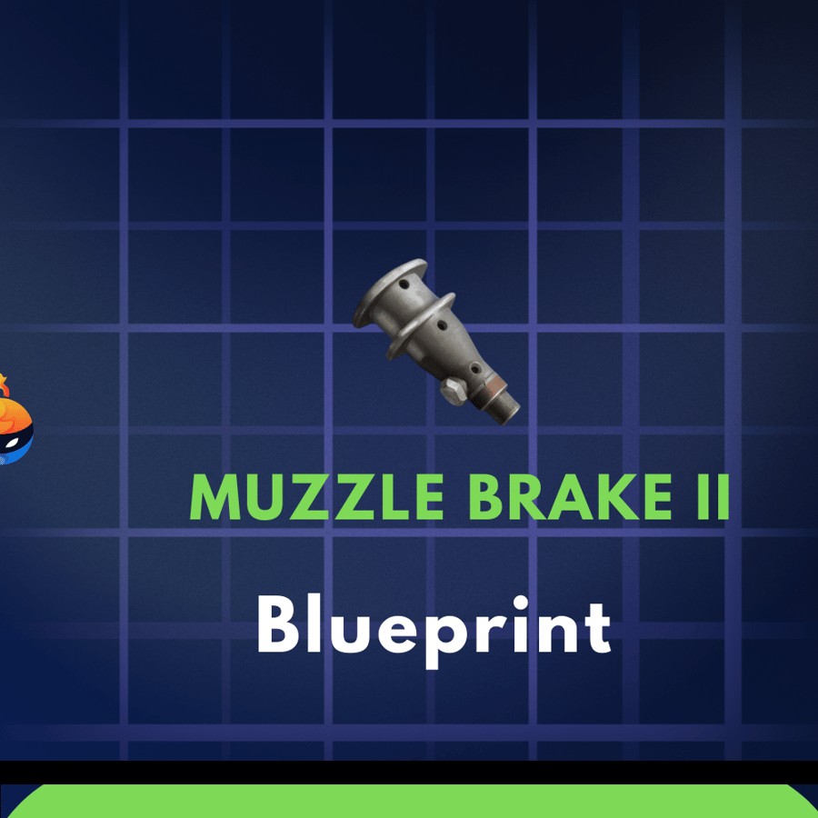 Muzzle Brake II  Blueprint  - ارك رايدرز بلوبرنت