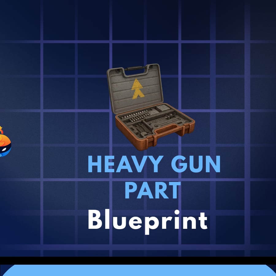 HEAVY GUN PART Blueprint - ارك رايدرز بلوبرنت