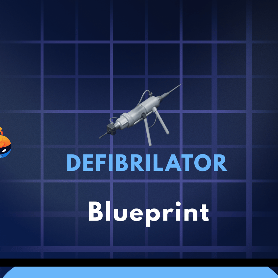 Defibrilator Blueprint - ارك رايدرز بلوبرنت