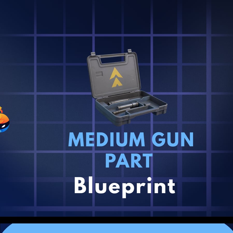 MEDIUM GUN PART Blueprint - ارك رايدرز
