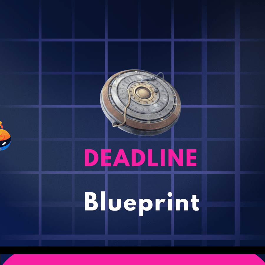 Deadline Blueprint - ارك رايدرز بلوبرنت