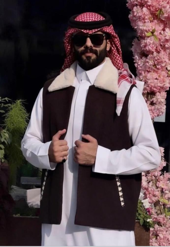 سديري شتوي مبطن فرو بياقة قلاب