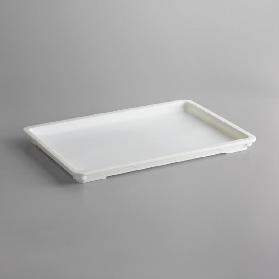 غطاء صينية عجين DOUGH BOX LID WHITE PLASTIC 65X45X4CM