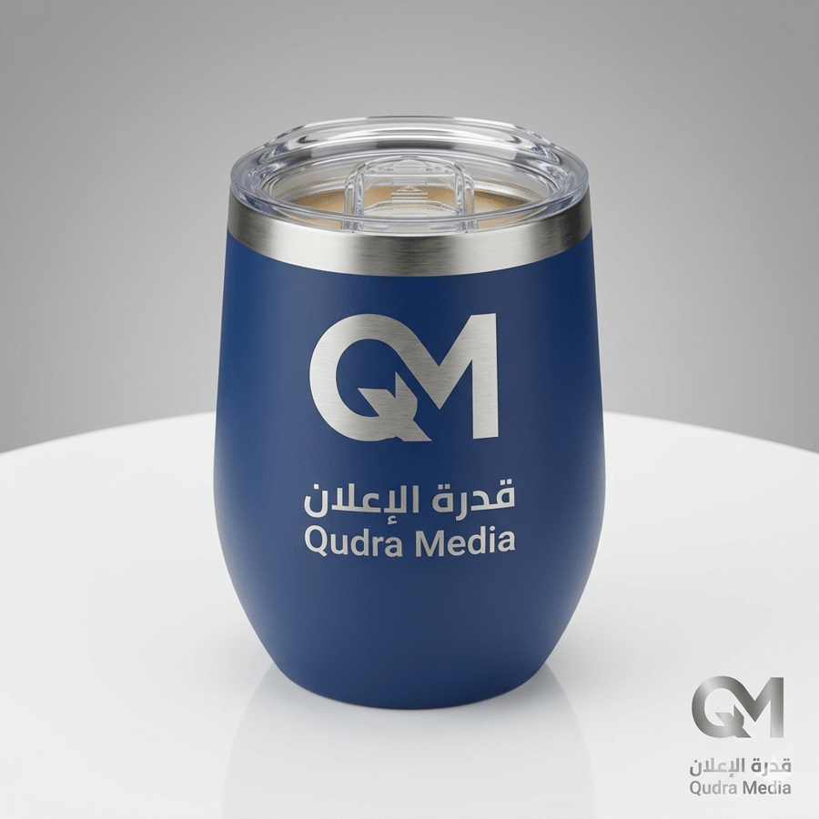 كوب بغطاء متحرك بدون مقبض