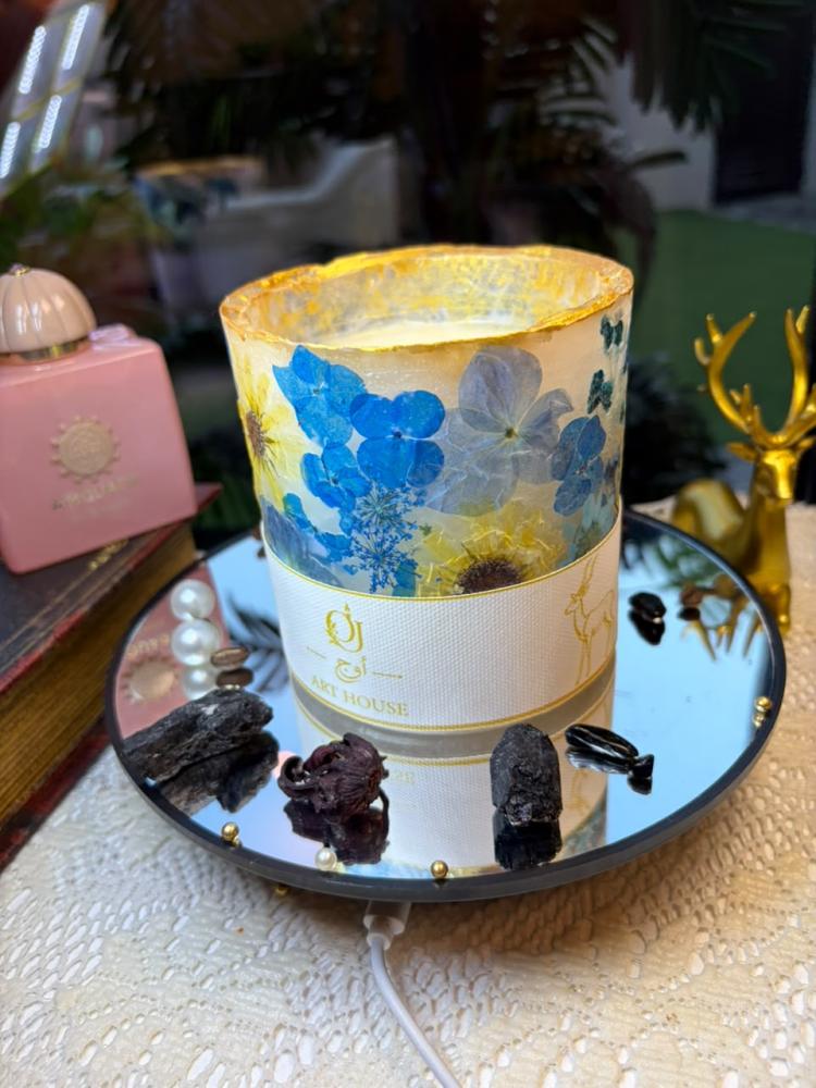 شمعة فلورا بلو | Flora Blue