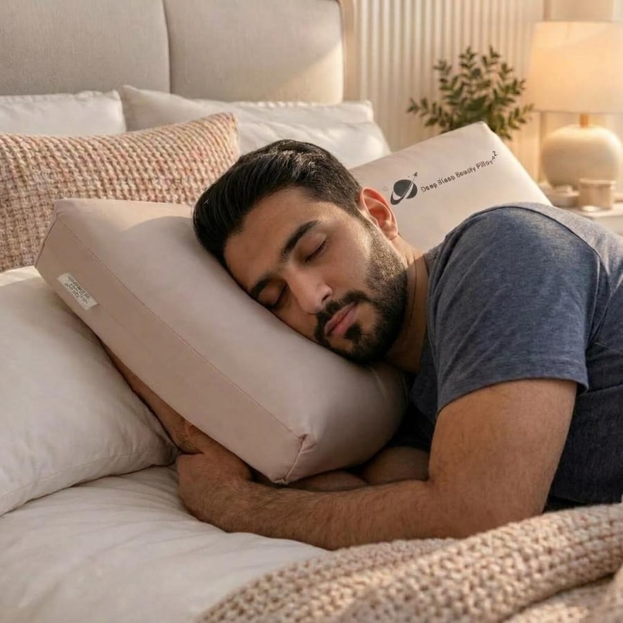 مخدة طبية - غزل - بيج