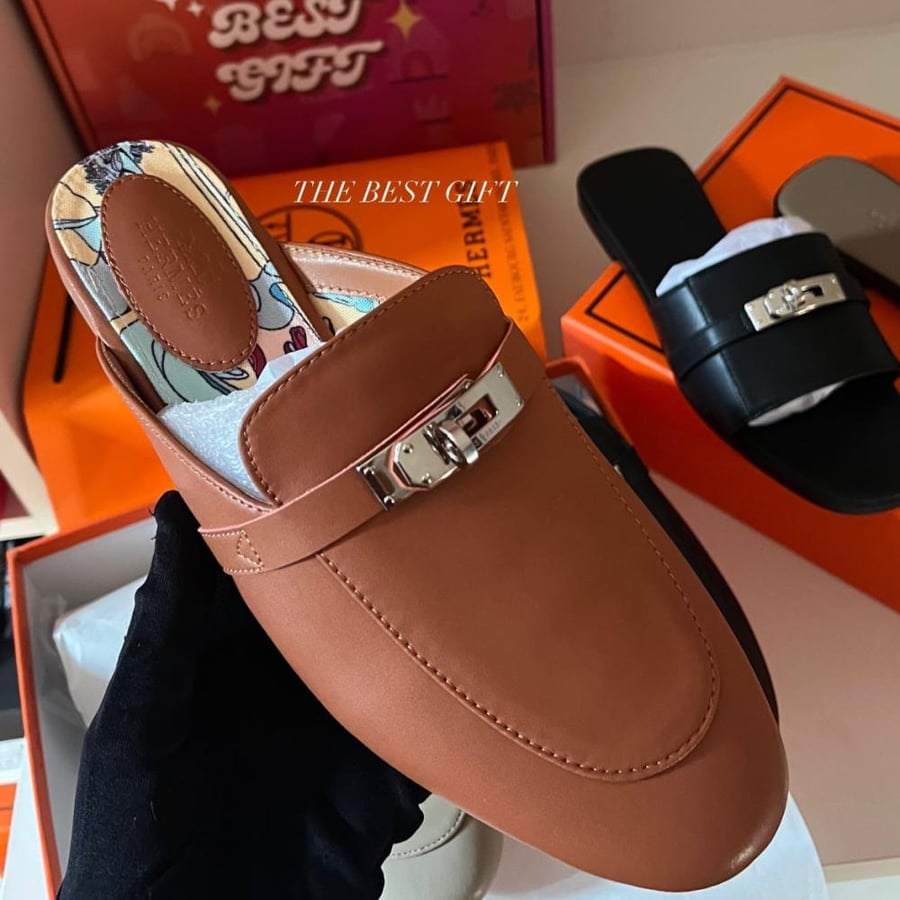 Hermes Brown Leather Oz