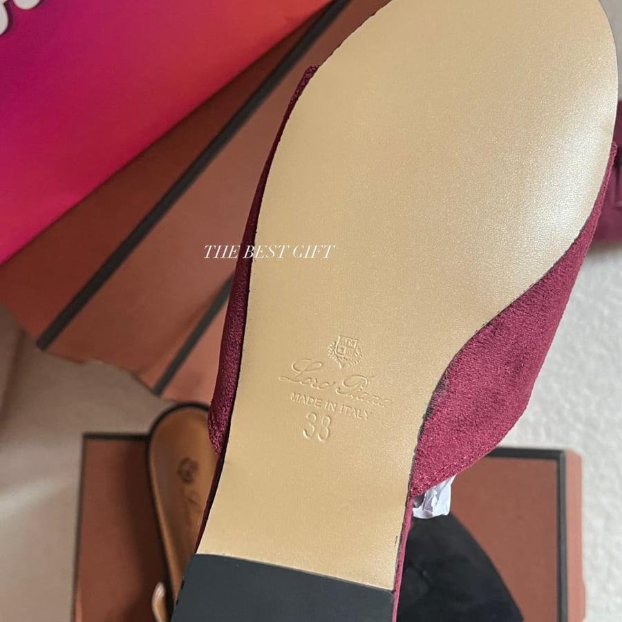 LORO PIANA - dark red