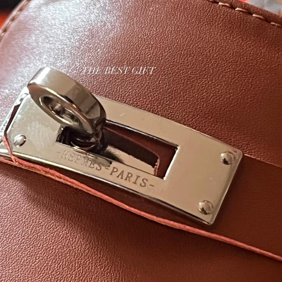 Hermes Brown Leather Oz