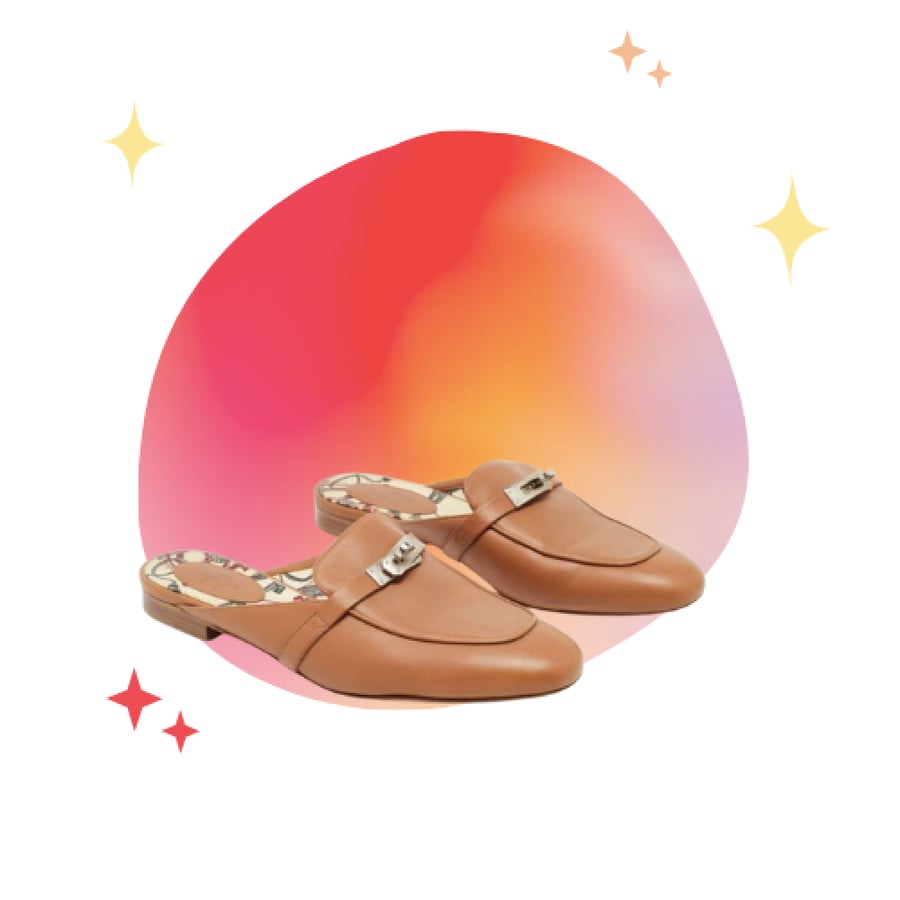 Hermes Brown Leather Oz