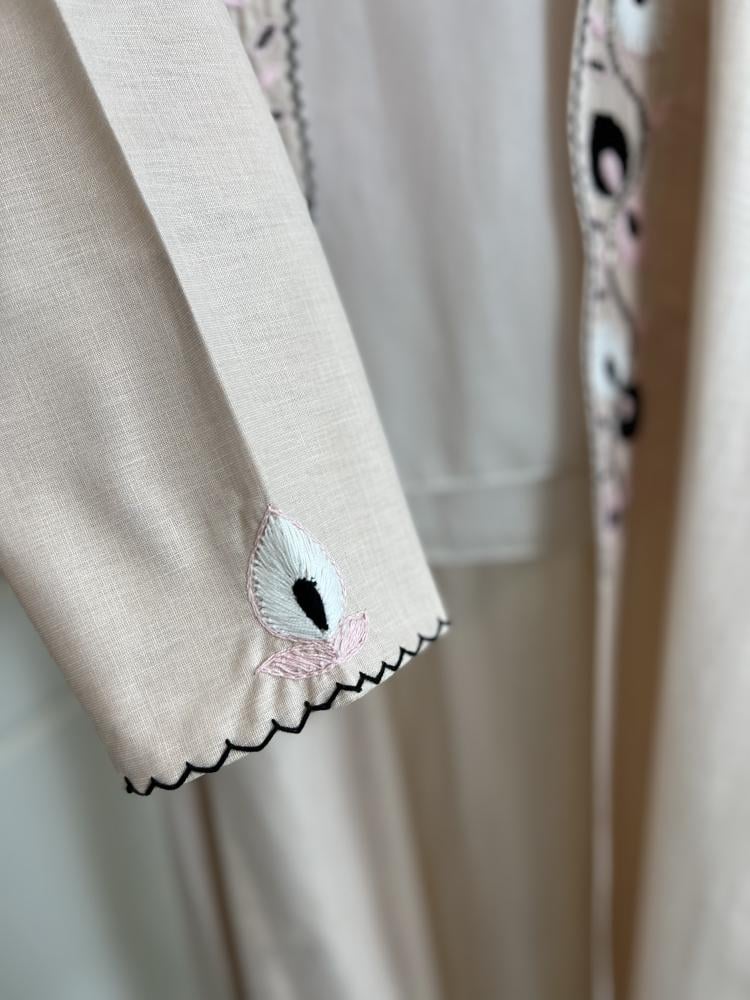 لنن زهري فاتح | Baby Pink Linen