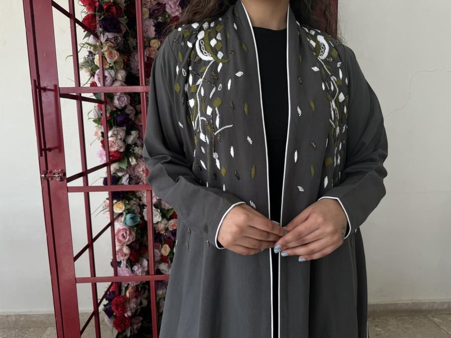 لينن هندي مع شغل يدوي مميز وراقي