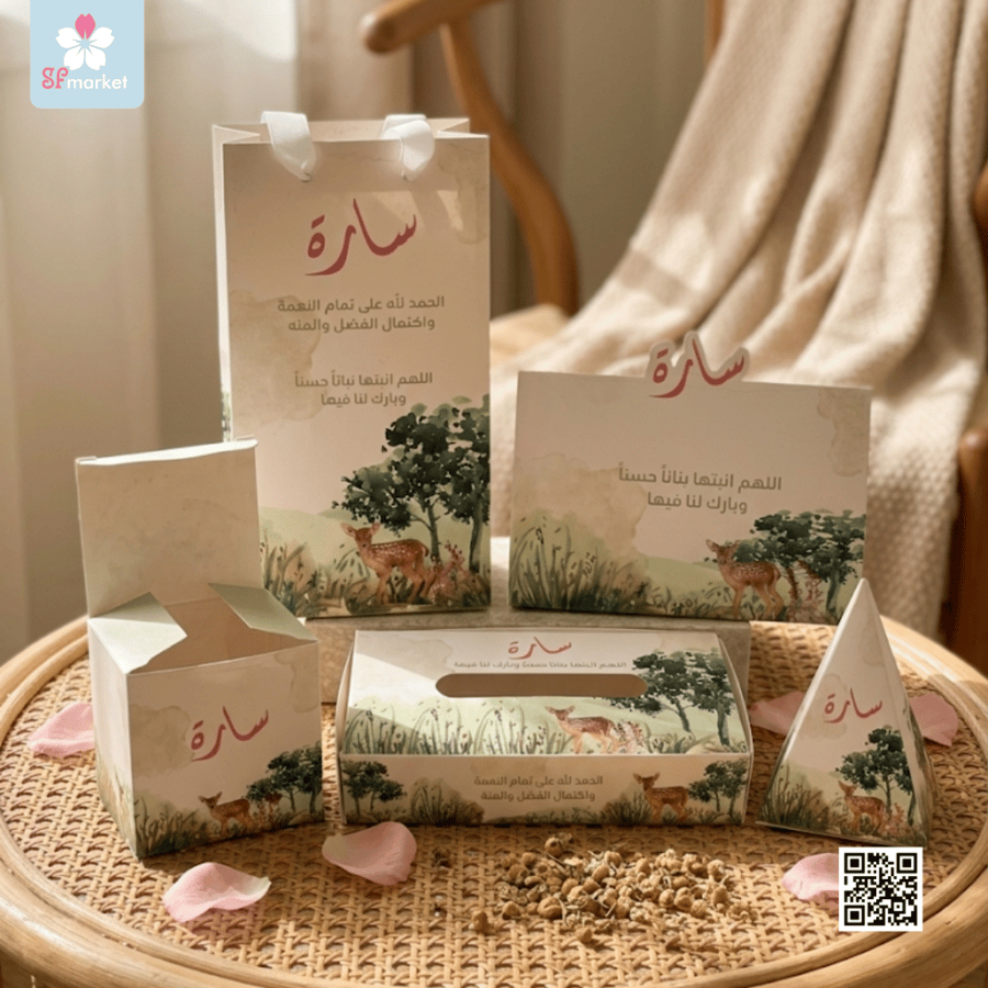 بكج كامل بالثيم حسب الطلب 50 حبه