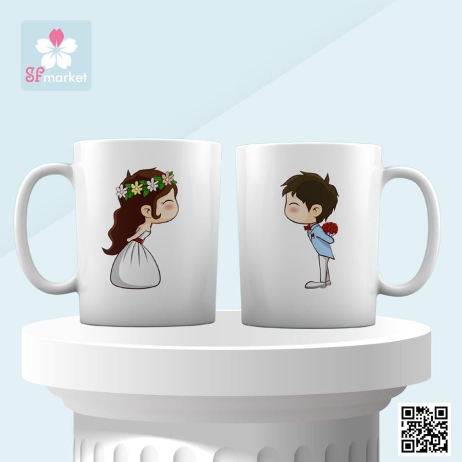 كوب سراميك مع الطباعة حسب الطلب P10019