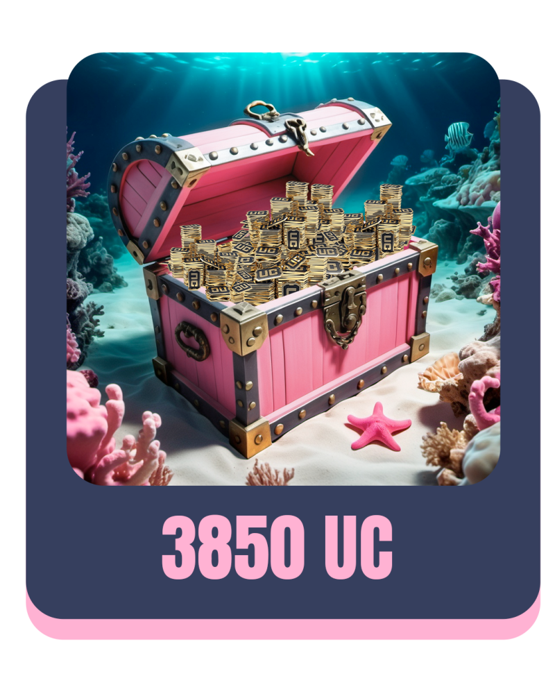 اشحن شدات لعبه ببجي 3850 شدة من بي جي ستور