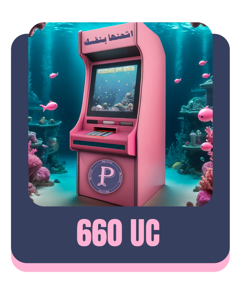 اطلب الأن 660 شدة من بي جي ستور لمميزات عالية داخل ببجي
