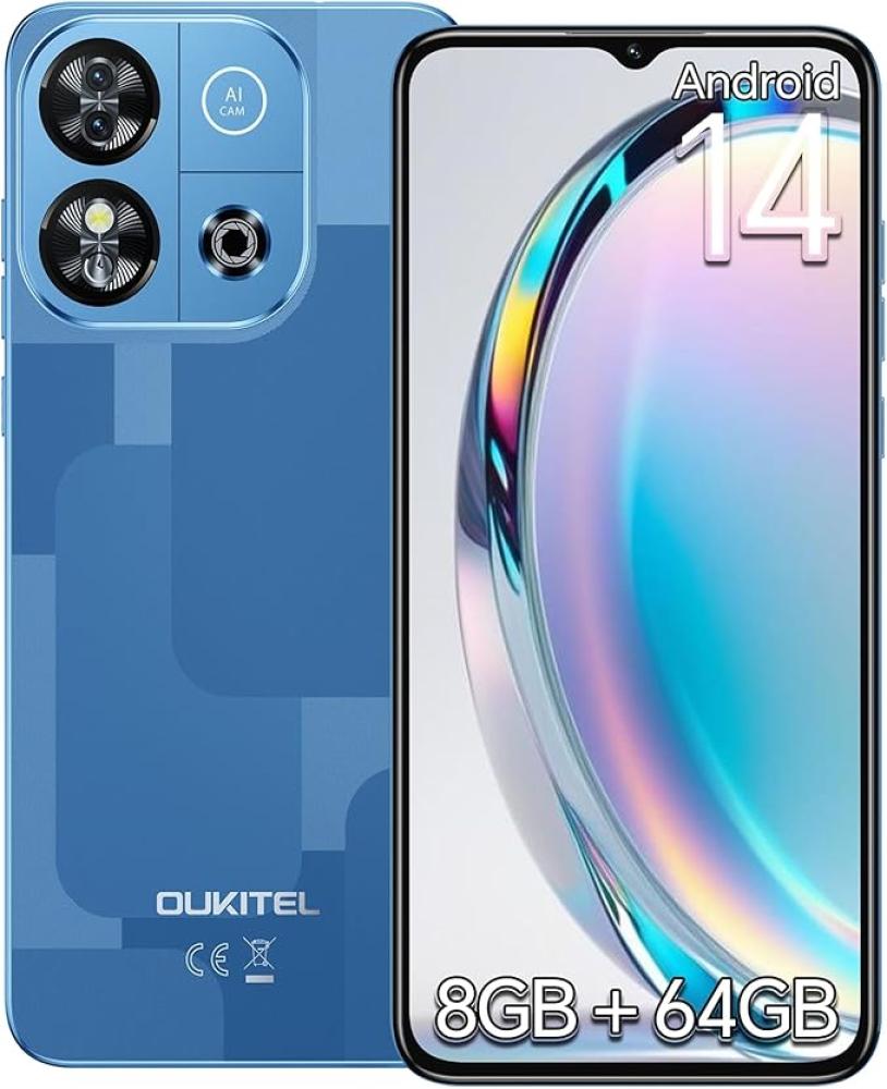 اوكتيل C57S جوال ثنائي الشريحة يدعم تقنية 4G سعة 64 جيجابايت رام 2+6 جيجابايت