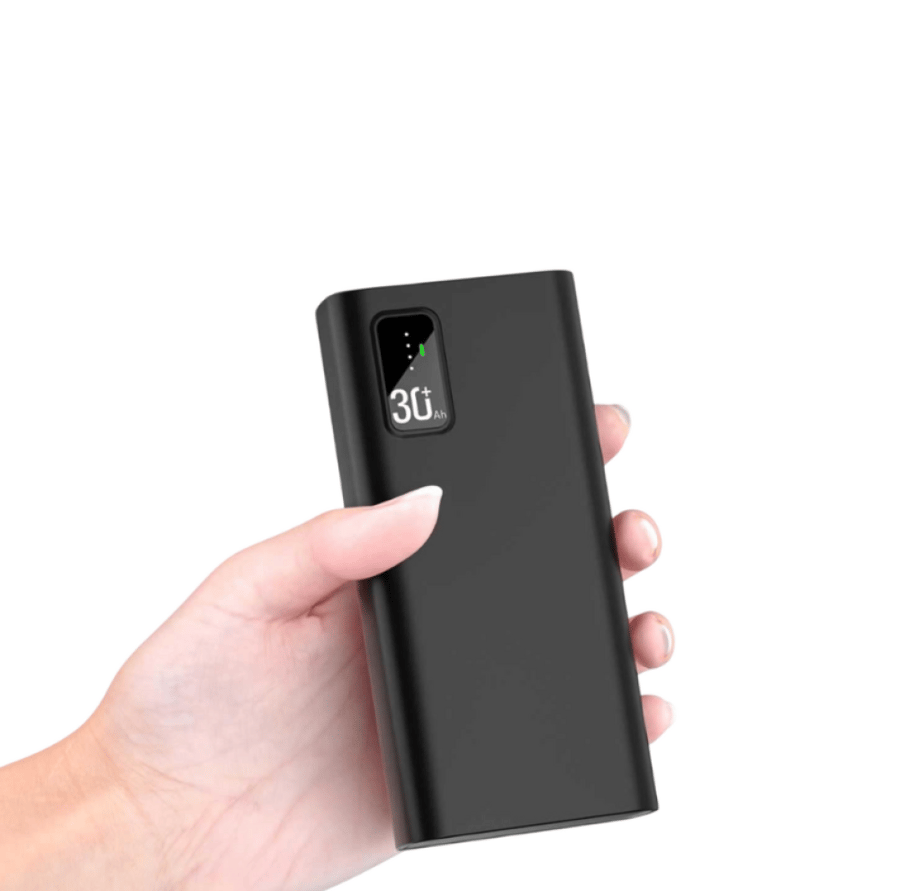 باور بانك محمول لاسلكي قوي 20000 مللي امبير في الساعة مع منفذ USB C ومنفذي A شاحن خفيف الوزن 22.5 واط و3.0 شحن سريع ذكي متوافق ايفون وسامسونج وغيرها من ايسنوب أسود