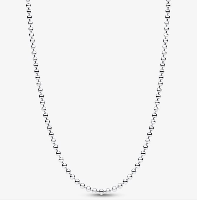 سلسلة كرات الفضة الناعمة (Ball Chain) – سحر البساطة والبريق العصري