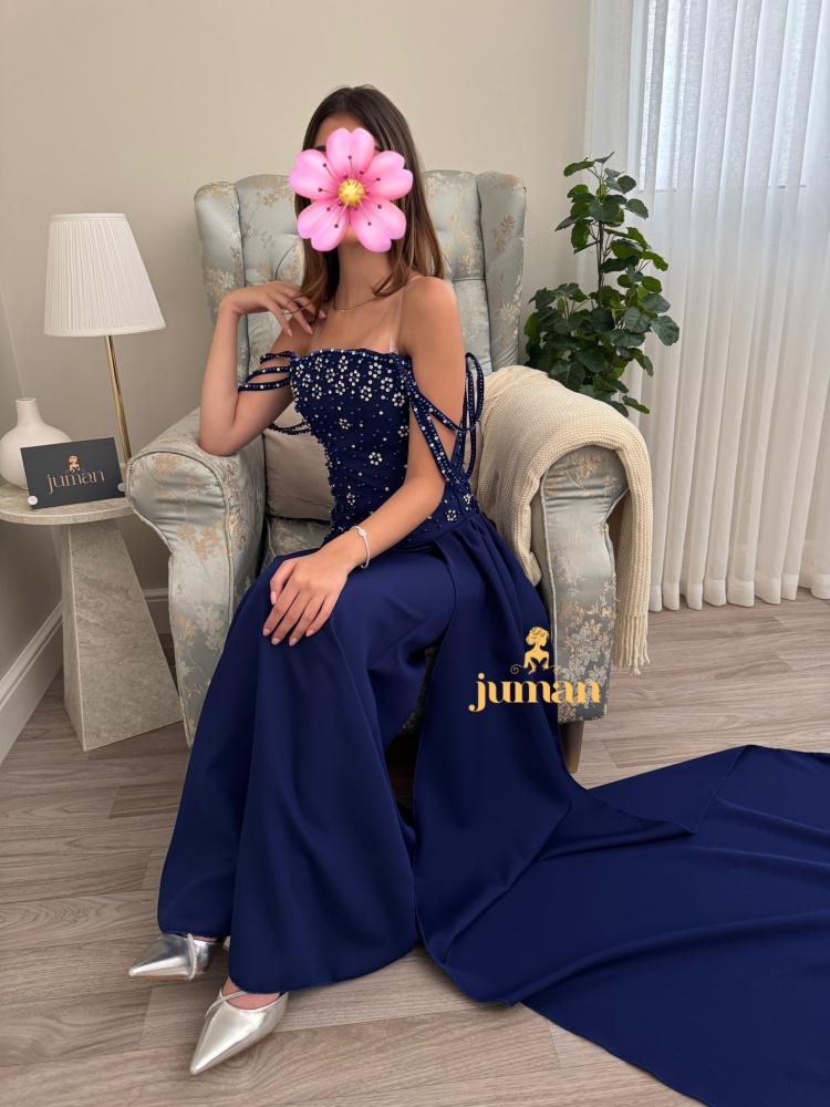 فستان سهره نيلي