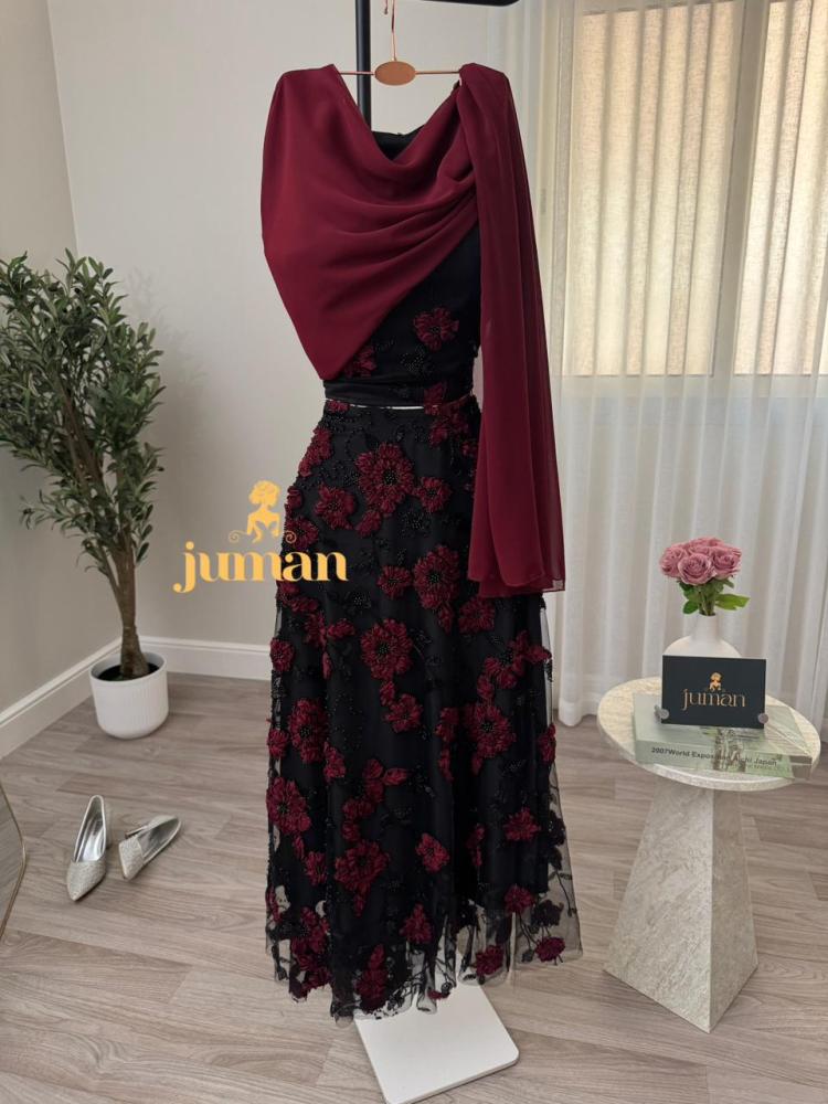 طقم فخم مورد بقطعتين منفصله