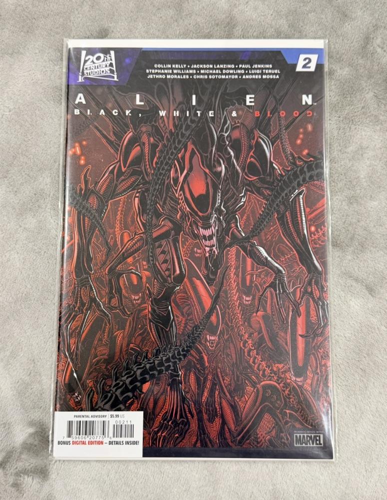 - سلسلة من 4 اعداد  ALIEN Black ,White & Blood
