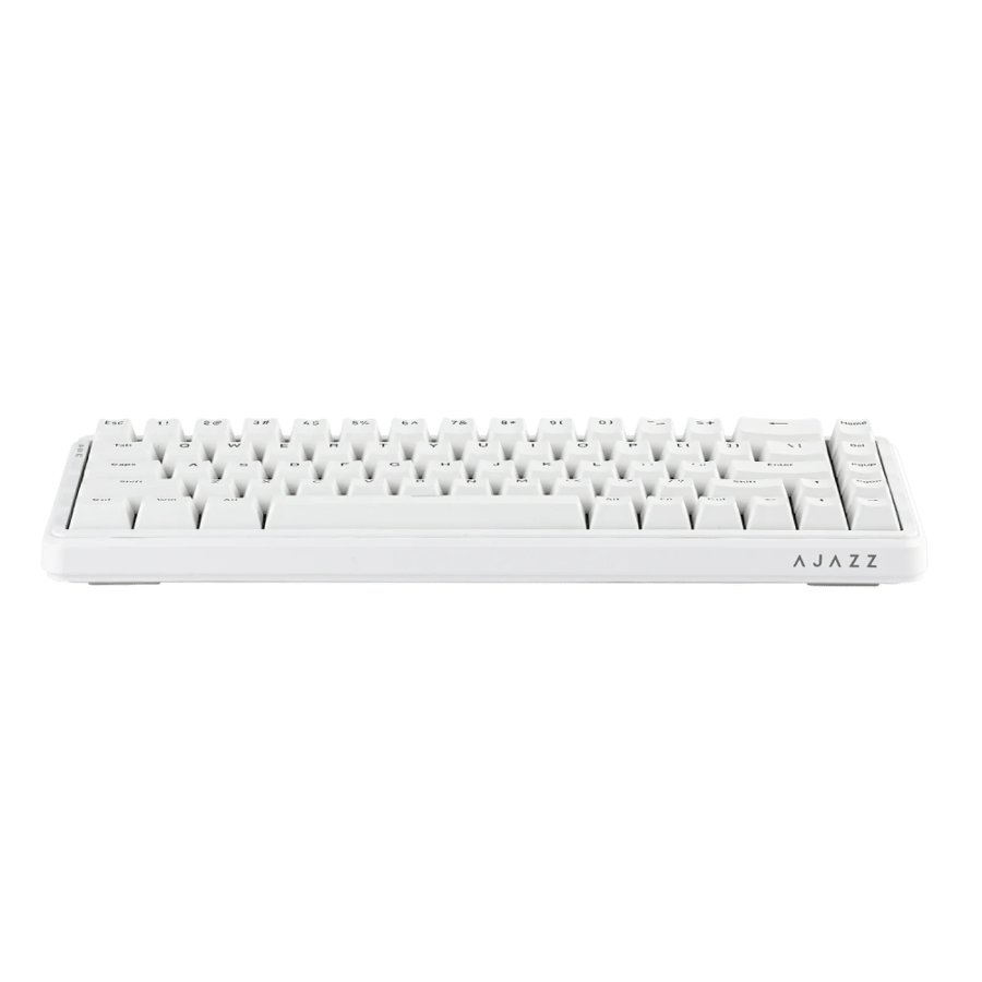 (AJAZZ AK680 MAX Magnetic switch 0.01mm 8K Wireless (White احرف عربي انجليزي