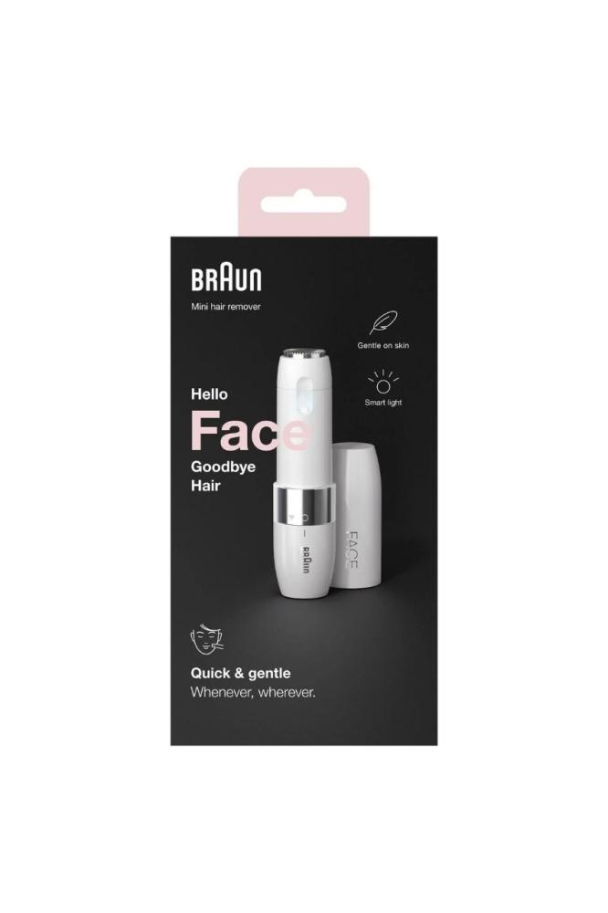 Braun FS1000: مزيل شعر الوجه الصغير مع الضوء الذكي - لبشرة ناعمة