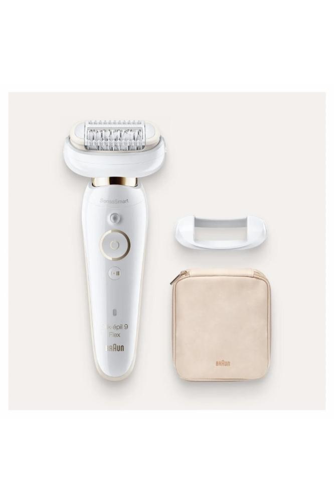 Braun Silk-épil 9 Flex 9-001: جهاز إزالة الشعر برأس مرن 360° للاستخدام الرطب والجاف